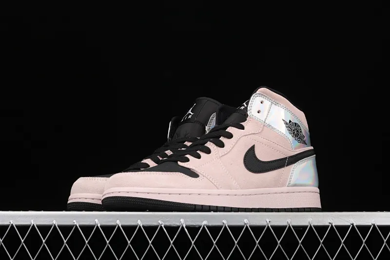 All categories Air Jordan Jordan series basketball shoes Air Jordan 1 Mid G version pure original Air Jordan 1 Mid GS AJ1 Joe 1 laser powder China basketball shoes BQ6472-602